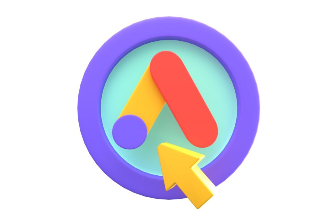 Colorful 3D Google Ads logo icon