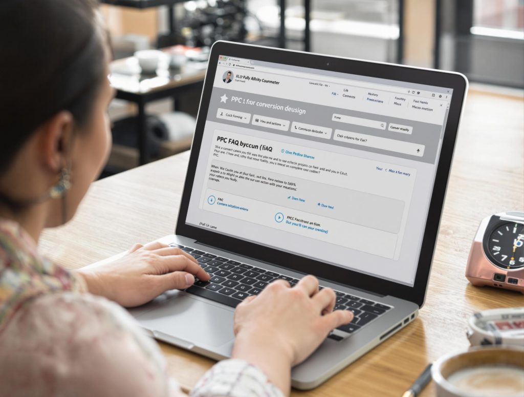Person using laptop for online platform navigation.
