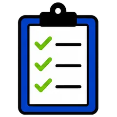 Checklist clipboard icon